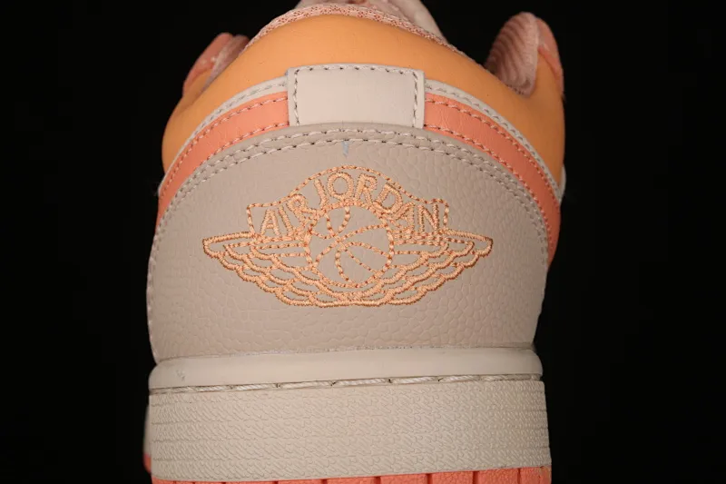 All categories Air Jordan Jordan series basketball shoes Air Jordan 1 Low Air Jordan 1 Low AJ1 Joe 1 orange and pink stitching low-top versatile casual sports sneakers DH4271-800